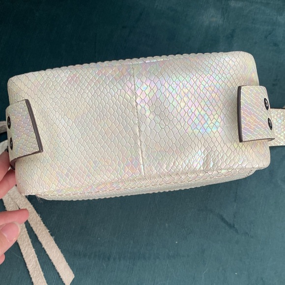 Aimee Kestenberg Cooper Hologram Snake Embossed Leather Crossbody Bag - Picture 11 of 14